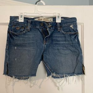 Hollister Cut Off Jean Shorts